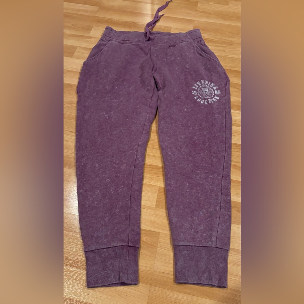 PINK Victoria's Secret‎ Purple Joggers